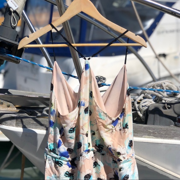 Dolce Vita Silk Floral Romper - Picture 3 of 4